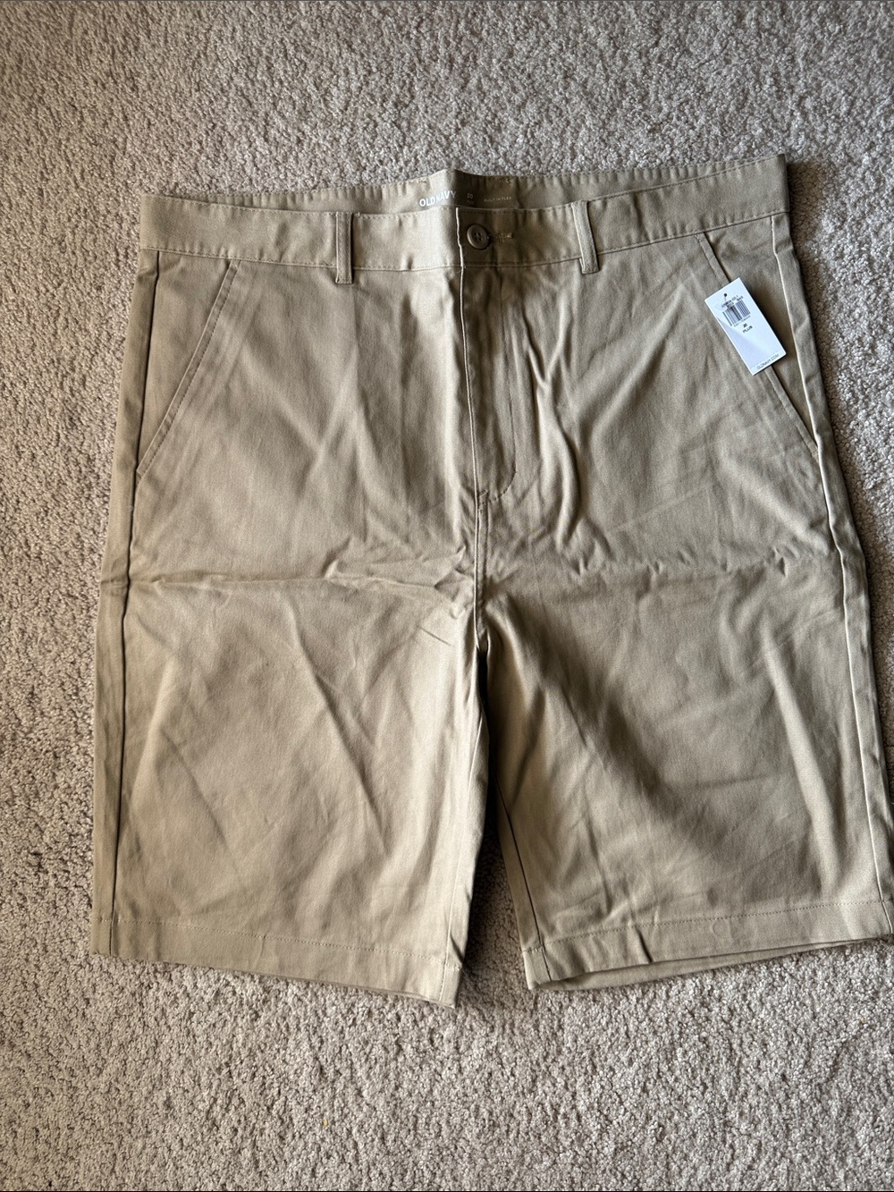 Old Navy Boy Khaki Straight Trousers in Light Tan Size 20 Plus